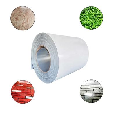PPGI / PPGL 인쇄 된 철강 장 코일 사용자 정의 길이 0.13mm-0.7mm 두께