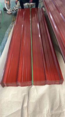 1000~6000mm 컬러 코러브 지붕판 / 제로 스판글 코러브 금속 패널
