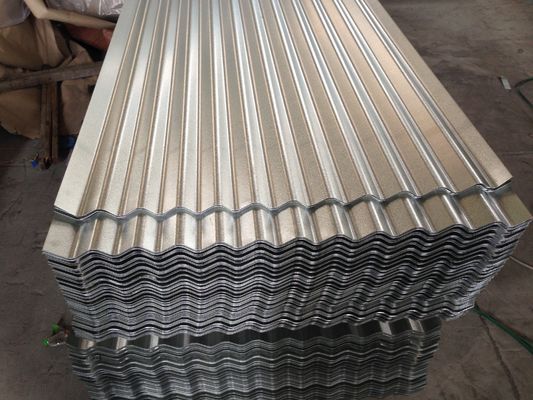 지붕 헐 corrugated 강철 장판 1000mm-6000mm 18-25% 연장