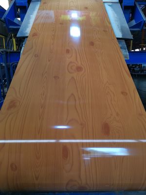 코팅 된 인쇄 된 철강 장 코일 600mm-1250mm 너비 부식 저항