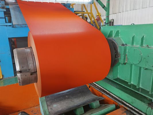 건축물용으로 600mm-1250mm의 염색으로 코팅된 철 코일